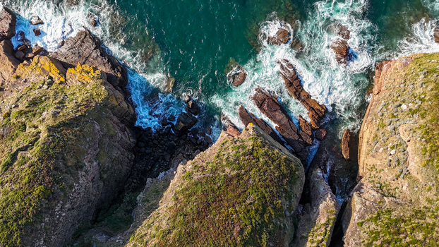 Photographie aérienne drone Cap Fréhel par Brev Pixel